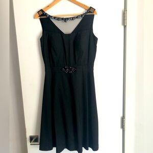 Black A-Line Cocktail Dress